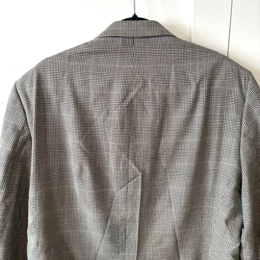 Lauren Ralph Lauren Men's Black‎ Tan Glen Plaid Silk Wool Sports Jacket Size 44R